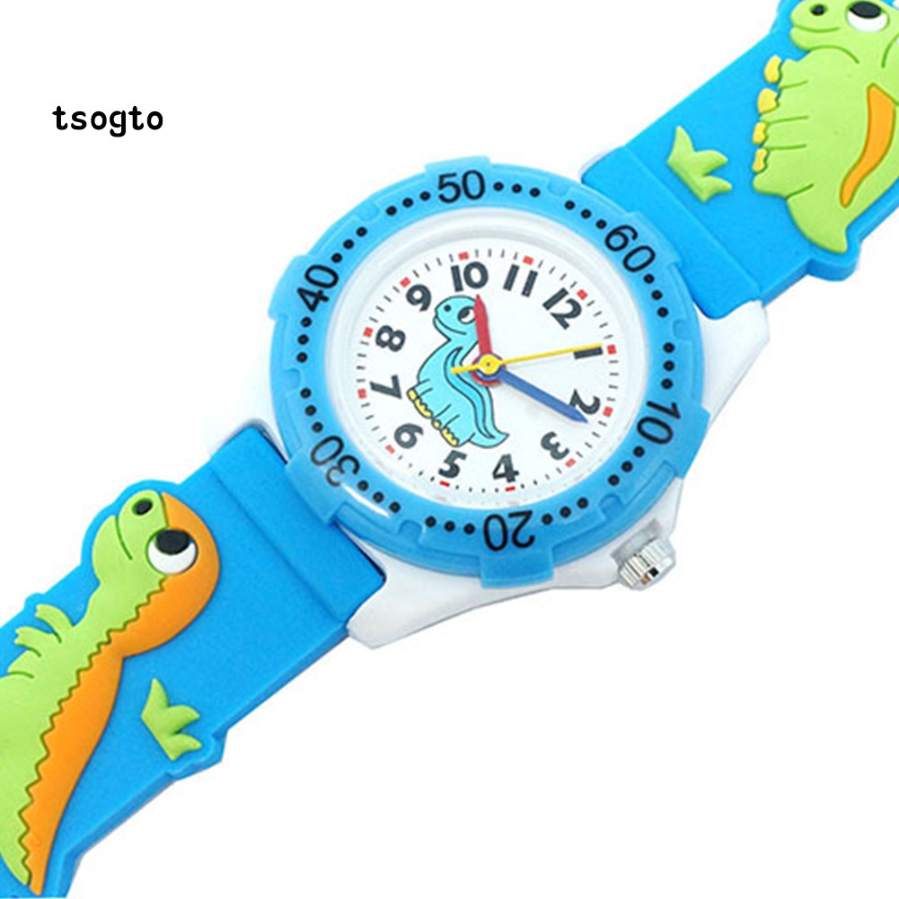 Đồng Hồ Đeo Tay Mặt Hình Khủng Long Hoạt Hình Dễ Thương Cho Bé | BigBuy360 - bigbuy360.vn