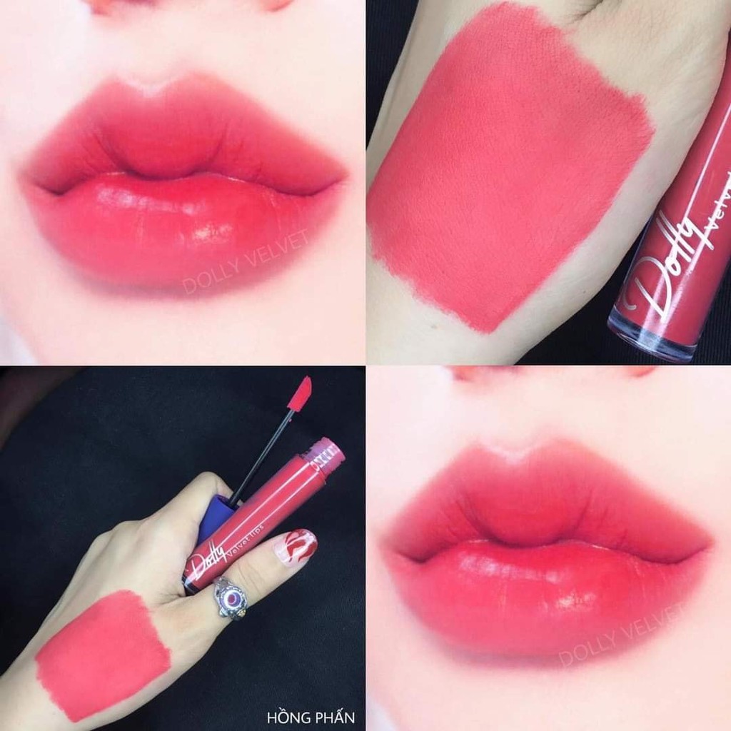 [Hồng Phấn ]Son Cao Cấp Dolly Lips Blue Classic 2020 Màu Hồng Phấn Ngọt Ngào Mềm Mịn Như Nhung | BigBuy360 - bigbuy360.vn