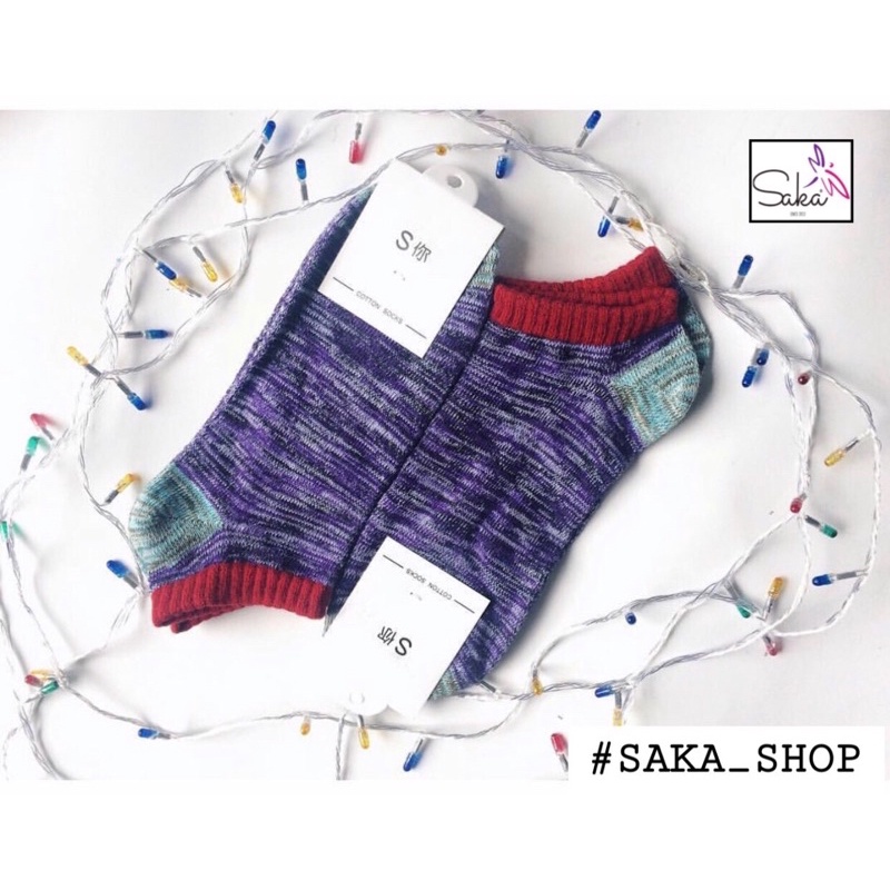 Vớ nữ hoạ tiết thổ cẩm chất đẹp