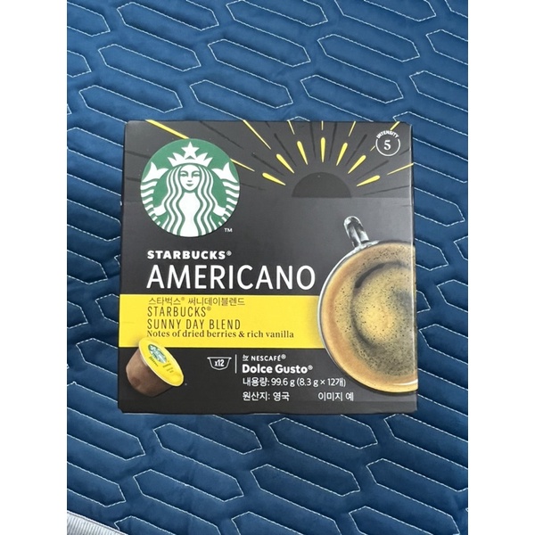 Cà phê viên nén Iced caffe americano  Dolce Gusto Starbucks Hàn Quốc