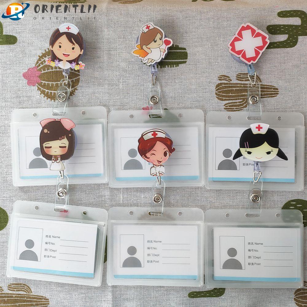 Thẻ ID Chịu Tải Nặng Kiểu Ngang Cho Y Tá Bác Sĩ