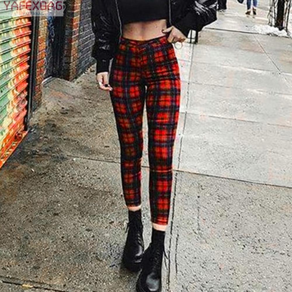 Women Pants Leggings Print Skinny Slacks Stretch Stretchy Tight Bottoms