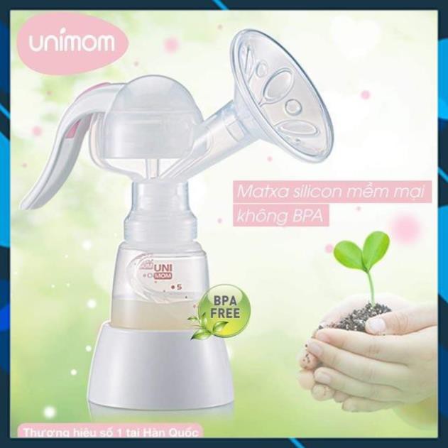 Máy hút sữa bằng tay Mezzo Unimom có matxa silicone / UM871135