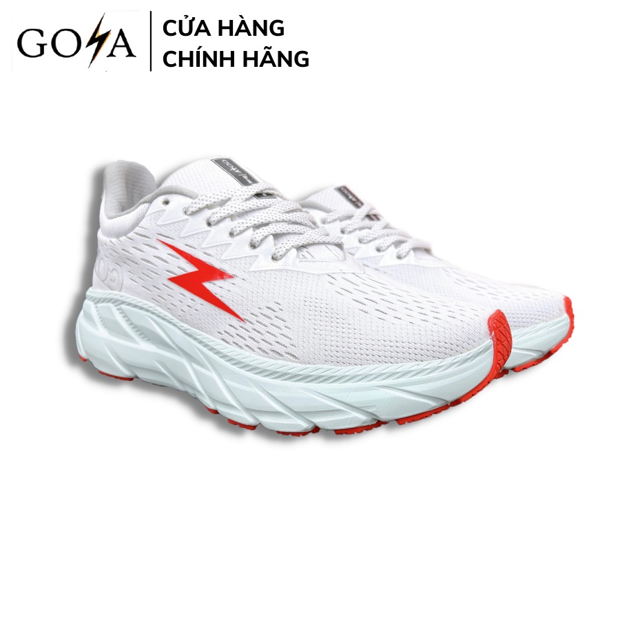 Giày Chạy Bộ Goya Chín.h Hãn.g Siêu Nhẹ Siêu Êm Với Đế Công Nghệ 3 Bộ Đệm Mới Nhất màu trắng.