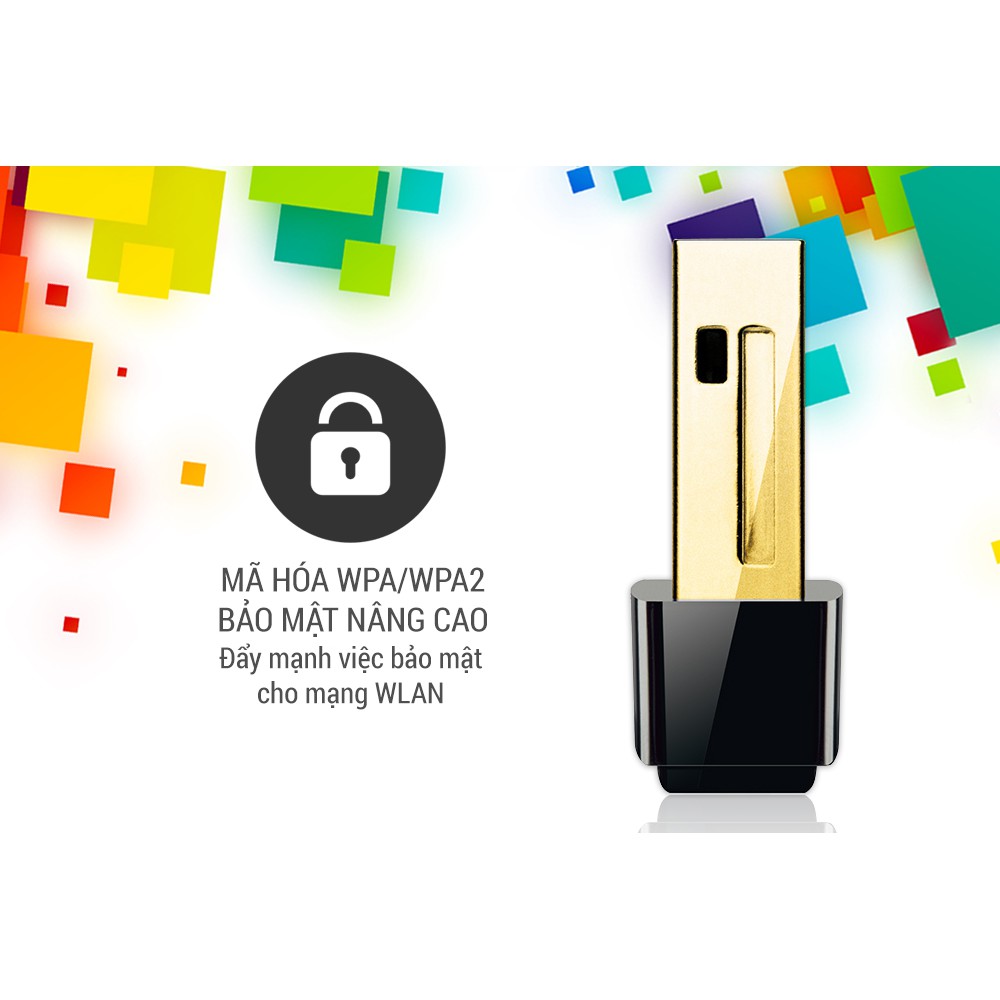 Thiết bị mạng TP-Link TL-WN725N Bộ chuyển đổi USB Nano chuẩn N không dây tốc độ 150Mbps | BigBuy360 - bigbuy360.vn