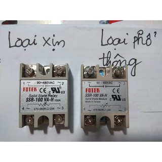 Relay Rơ le bán dẫn SSR - 100VA Solid State Module Fotek, dùng cho nồi phở, Loại xịn, chất lượng khác biệt.