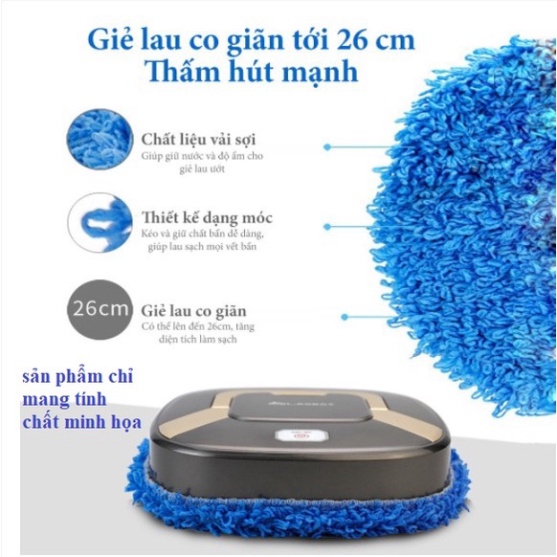 Phụ kiện Robot lau nhà JG-A8 - giẻ lau thay thế