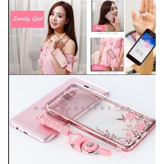 Ốp lưng Samsung J7 Prime dẻo hình hoa
