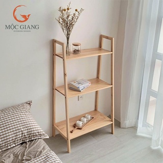 Kệ Sách 3 Tầng - Kệ Gỗ Decor Trang Trí Nhà Cửa