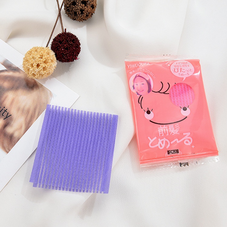 【FOX】✨Miếng dán cố định tóc mái Hình dán ma thuật đơn giản và tiện lợi Dụng cụ làm tóc cho bé gái Các loại đăng cố định thông thường Túi màu 2 bìa cứng✨