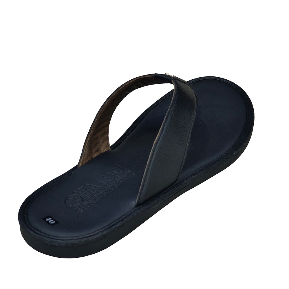 Dép xỏ ngón nam TiTi ĐÔ da bò thật cao cấp DNA2143a