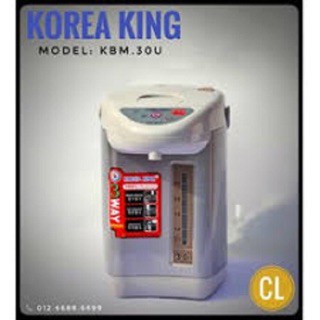 Phích thủy điện Korea King KBM 30U (3 Lít)