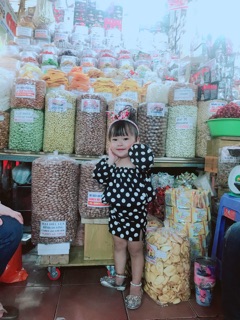Set bẹt vai chấm bi