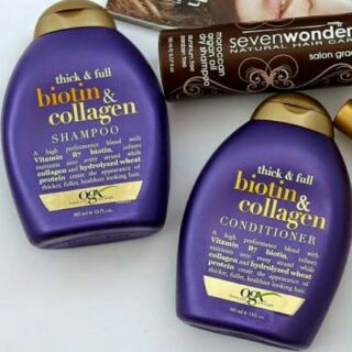 Bộ dầu gội xả chống rụng và kích thích mọc tóc Thick & Full Biotin & Collagen