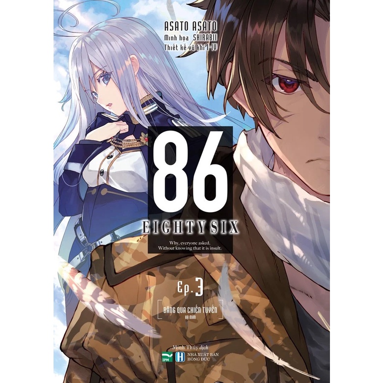 Sách 86 - Eighty Six - Lẻ tập 1 2 3 4 5 6 7 8 - Light Novel - IPM