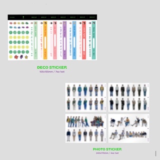 Nhãn dán sticker bts trong deco kit - tách lẻ