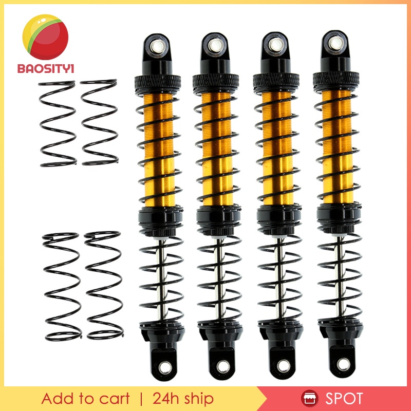 Set 4 Phuộc Giảm Xóc Bằng Kim Loại Cho Xe Điều Khiển Từ Xa Trx4 Scx10 90046 1 / 10