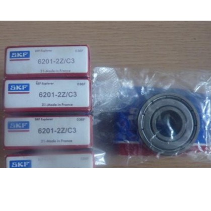 Combo 10 vòng bi/ bạc đạn SKF 6201 2Z ( nắp sắt ) / France