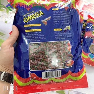 Thức Ăn Cho Cá Koi Omega 500g (giúp cá Koi nhanh lớn, tăng màu, không gây đục nước)