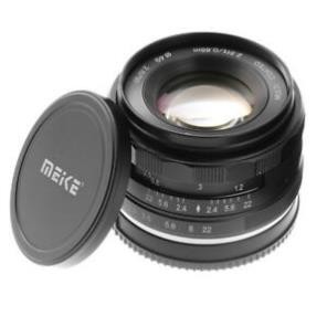 (CÓ SẴN) Ống kính Meike 50mm F2.0 dùng cho Fujifilm, Sony, Canon EOS M và M4/3