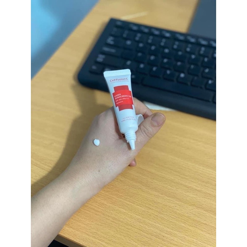 Kem chống nắng Cell fusion C hồng (Mini)