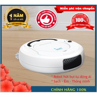 [Hàng Chính Hãng] Robot Tự Động Hút Bụi Lau Nhà Công Nghệ AI Cao Cấp Thông Minh