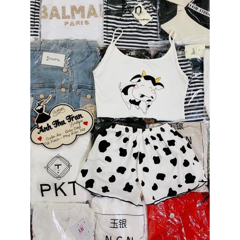 [Mã FAMAYWA2 giảm 10K đơn 50K] set áo 2 dây + quần đùi đẹp | BigBuy360 - bigbuy360.vn