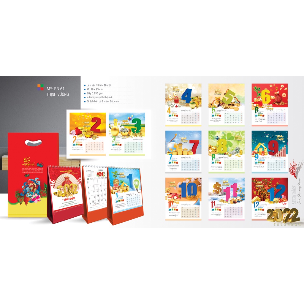 Lịch bàn 2022