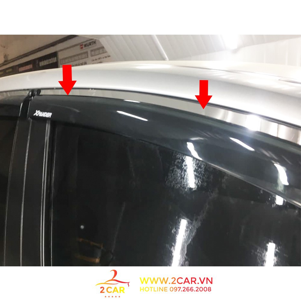 [Mã LIFEAU5SALE giảm 20k đơn 50k] Vè che mưa xe Mitsubishi Xpander 2018- 2021 chỉ mạ Crom cao cấp