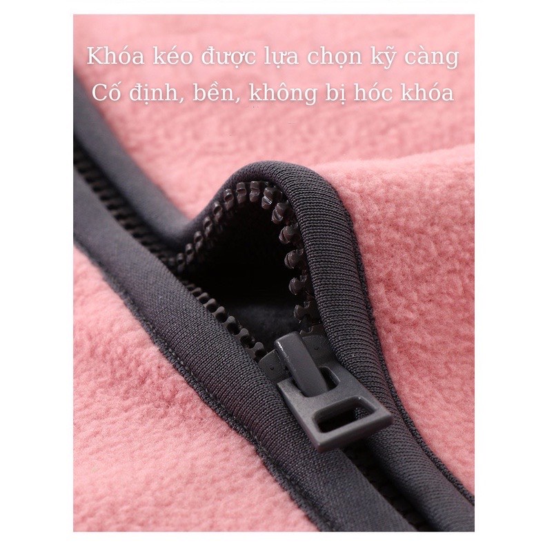14-40kg Áo gile nỉ lông cừu sắc màu hãng Mamdadkids cho bé trai-bé gái