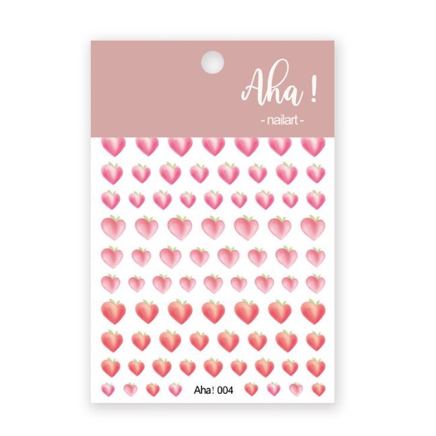 Hình dán móng tay Quả đào tiên A04