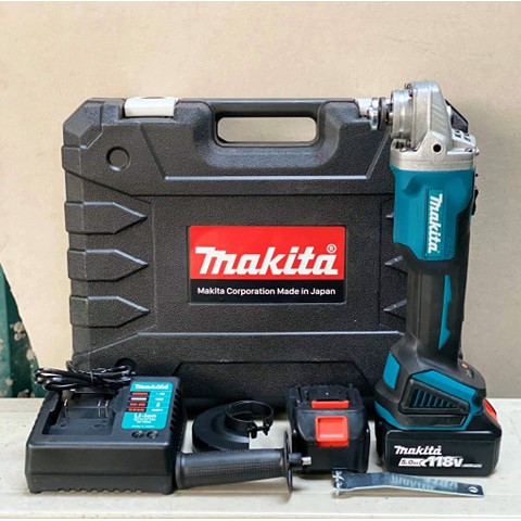 Máy cắt pin MAKITA 118 V không than ( tặng 3 lưỡi cắt sắt )
