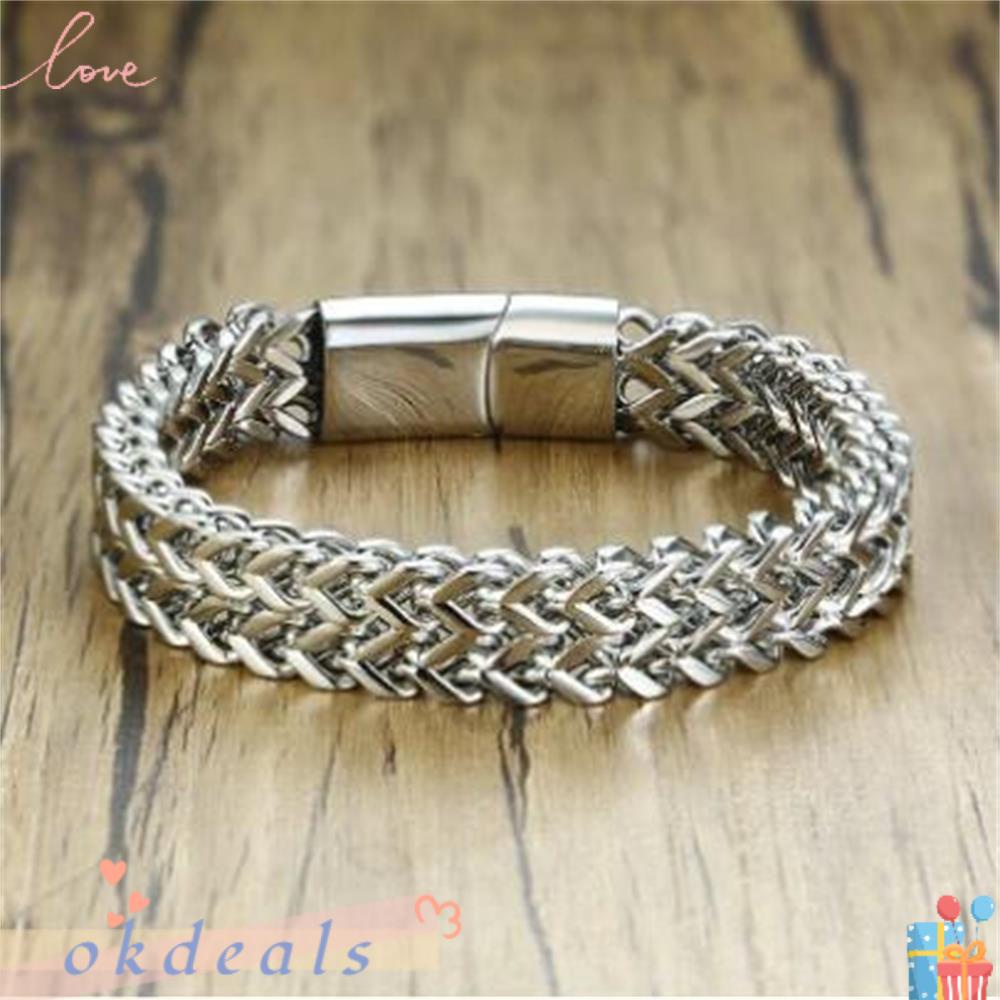 Vòng Tay Chuỗi Xích Liên Kết Mới Cho Nam