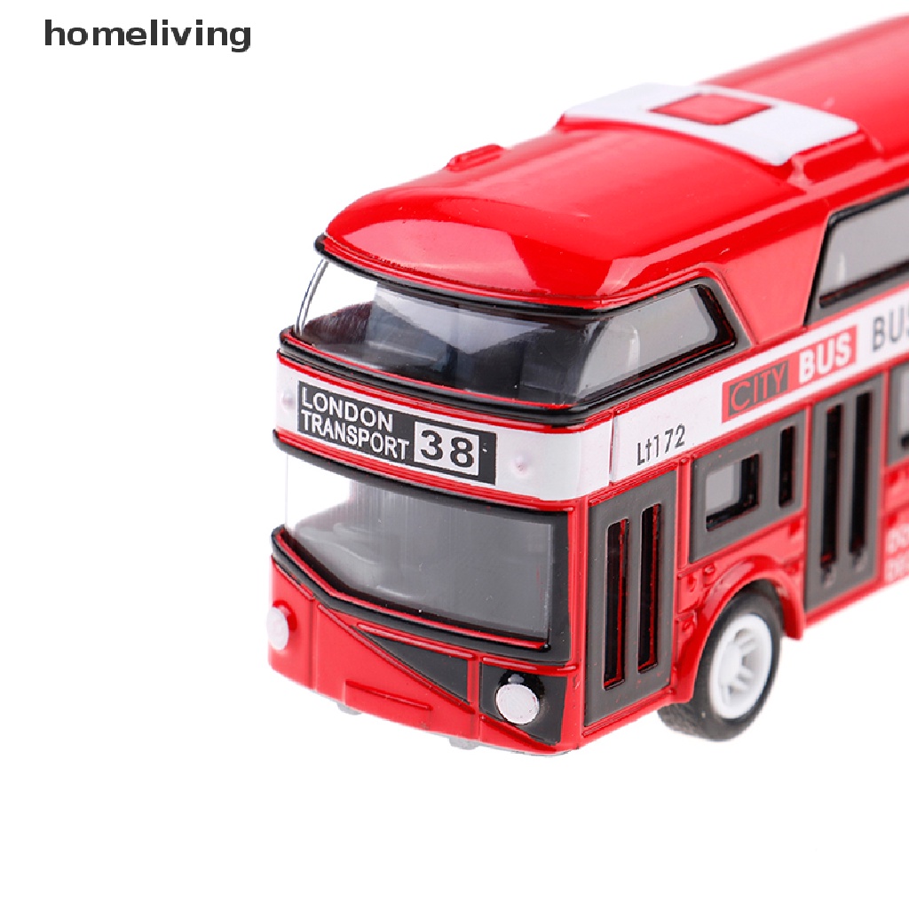 Homeliving Xe Buýt Hai Tầng Bằng Kim Loại Tỉ Lệ 1: 43