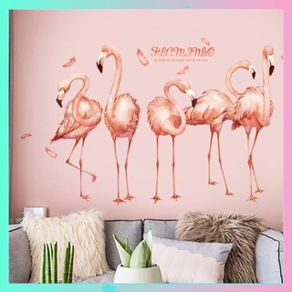 [HÀNG CAO CẤP] Decal dán tường, Tranh dán tường đàn hồng hạc, trang trí phòng ngủ, phòng khách
