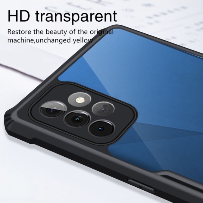 Ốp Điện Thoại Acrylic Trong Suốt Chống Sốc Cho Samsung Galaxy A73 A72 A53 A52S A52 A33 A23 A13 A12 A03 A03S A02S 4G 5G