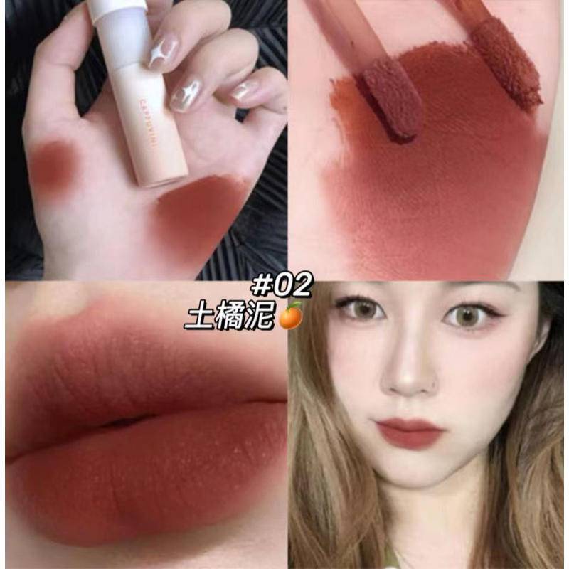 Set 3 Son Kem Lì Cappuvini Chống Thấm Nước Và Lâu Trôi Độc Đáo