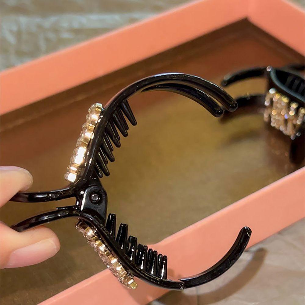 Kẹp Tóc Càng Cua Bằng Nhựa Nhám In Chữ MIU Phong Cách Hàn Quốc Thanh Lịch