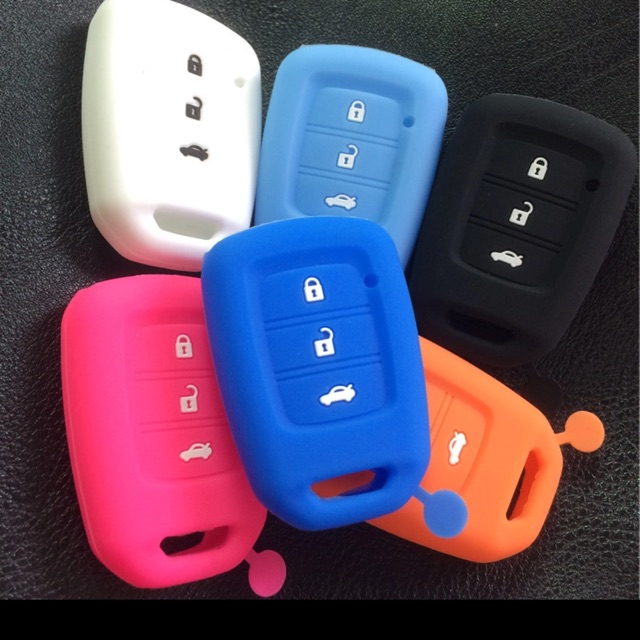 Vỏ silicone bảo vệ chìa khoá remote Honda City Jazz 3 nút