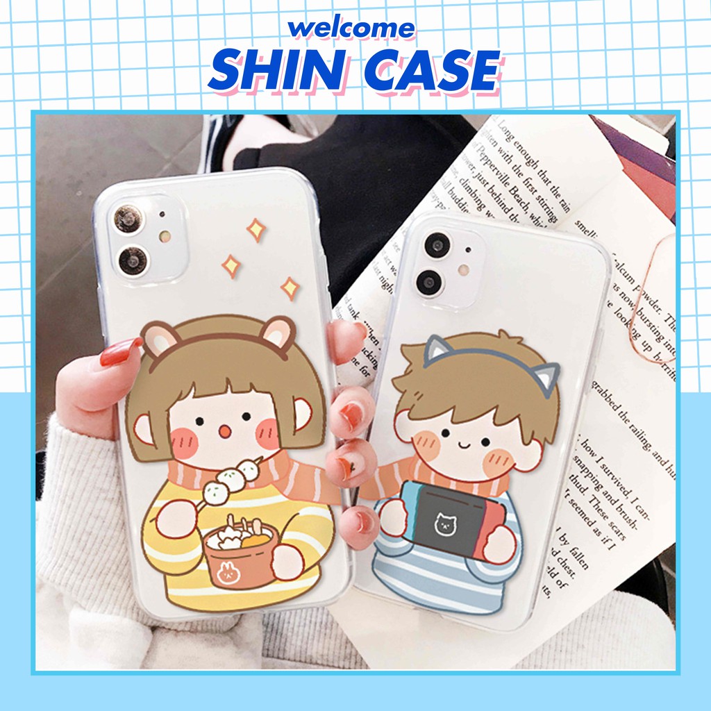 Ốp lưng iphone Cặp đôi mùa đông viền trong chống ố 5/5s/6/6plus/6s/6splus/7/7plus/8/8plus/x/xs/11/12/pro/max/plus/promax | BigBuy360 - bigbuy360.vn