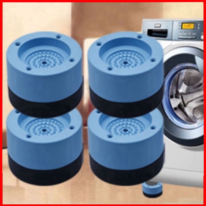 Sét 4 Đế máy giặt chống rung silicol thách thức mọi loại rung lắc ( gồm 4 chân đế)