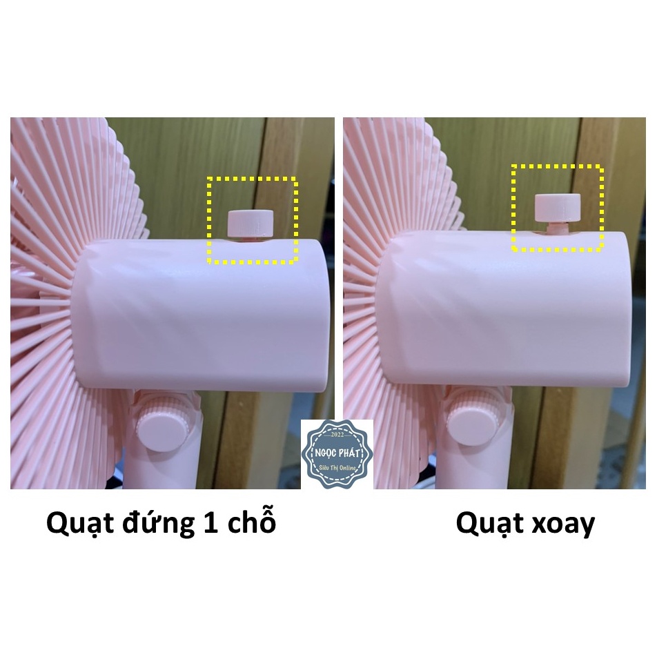QUẠT SẠC ĐỂ BÀN TÍCH ĐIỆN - XOAY - GẬP - CÓ ĐÈN-THỜI GIAN SỬ DỤNG LÂU