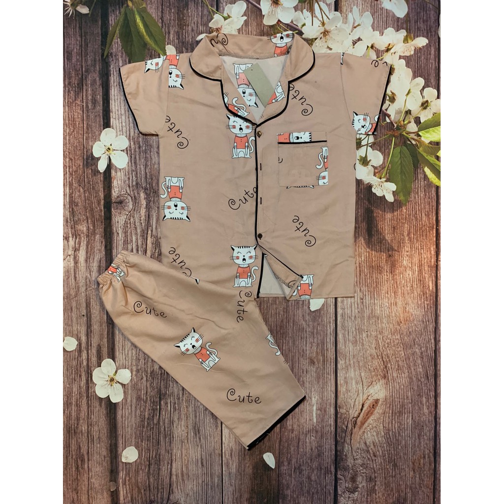 BỘ PIZAMA lửng( lỡ) KATE thái L1 (45-58kg) | BigBuy360 - bigbuy360.vn
