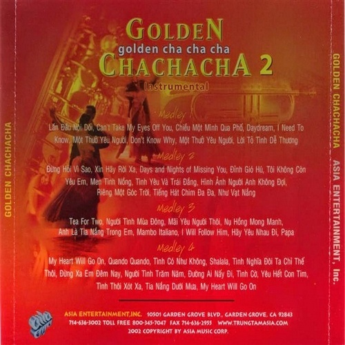 Combo 3 đĩa hòa tấu cha cha cha chất lượng cao