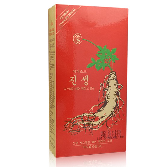 Thuốc uốn tóc thảo dược sâm đỏ Gingsen Cysteine Perma Hàn Quốc 2x100ml