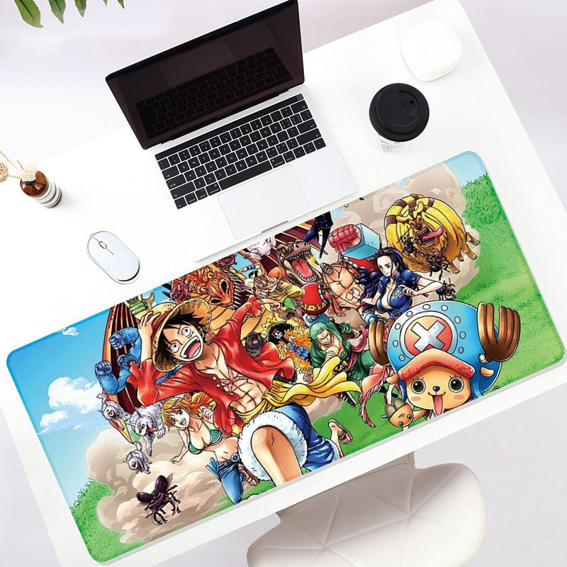 Lót chuột cỡ lớn, pad chuột, miếng lót chuột to Anime 80x30 chuyên game bo viền chắc chắn bền bỉ