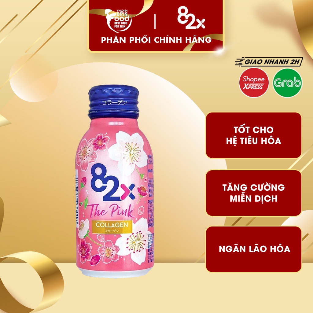 Nước Uống Bổ Sung Giúp Làm Đẹp Da Collagen 82X The Pink Collagen