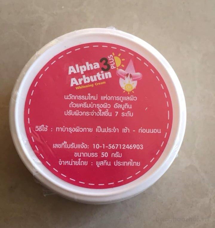 Kem dưỡng trắŉg da toàn thân Alpha Arbutin 3 Plus Whitening Cream