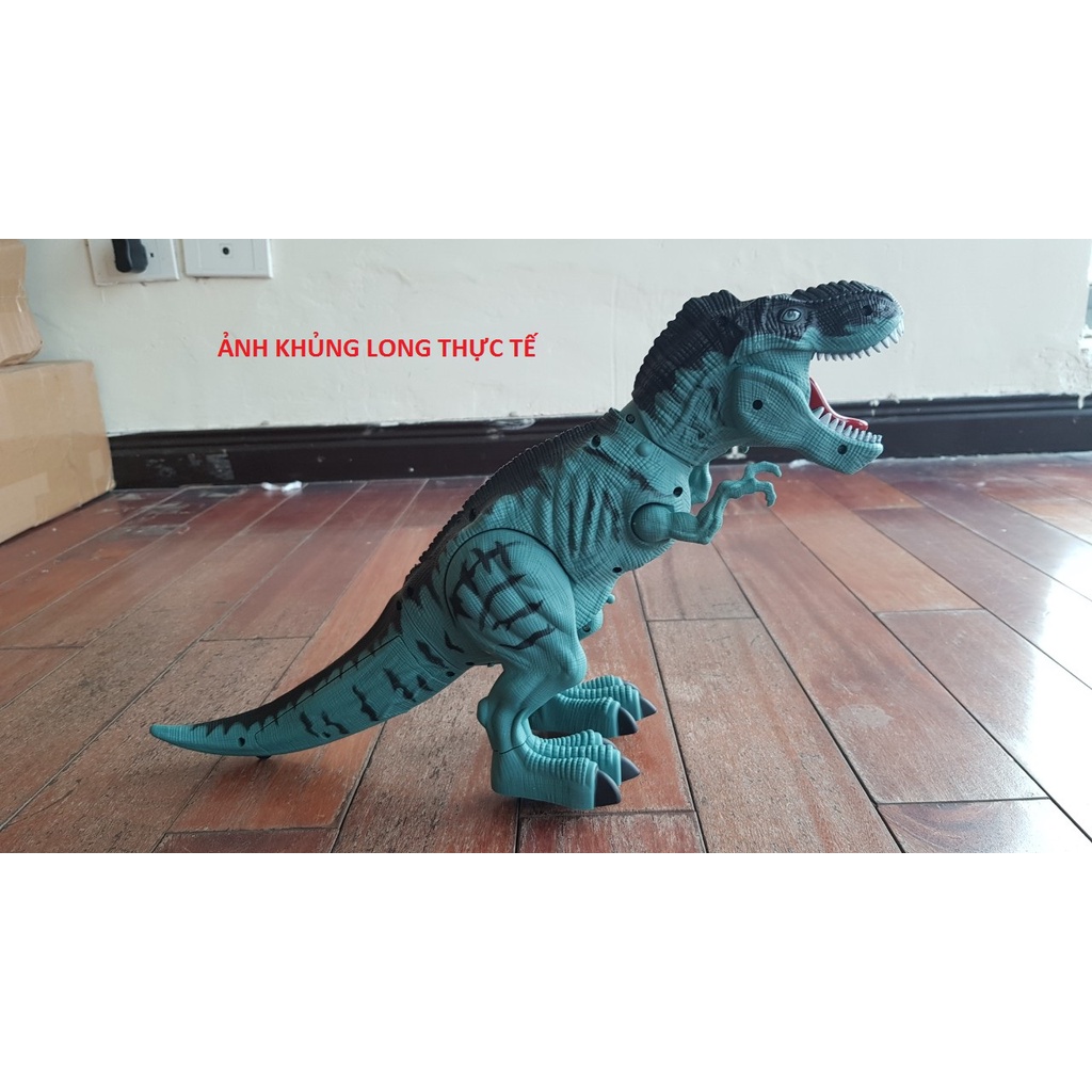 Đồ chơi khủng long cho trẻ em, đẻ trứng, phun sương, có đèn chiếu, khủng long bạo chúa tiếng gầm như thật