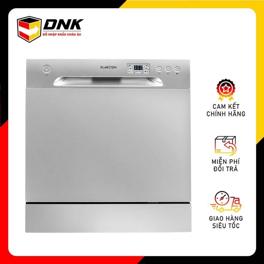 Máy rửa bát Klarstein 8 Bộ Amazonia - Máy rửa chén bát mini nhỏ gọn, tối giản nhưng cực kỳ sang trọng